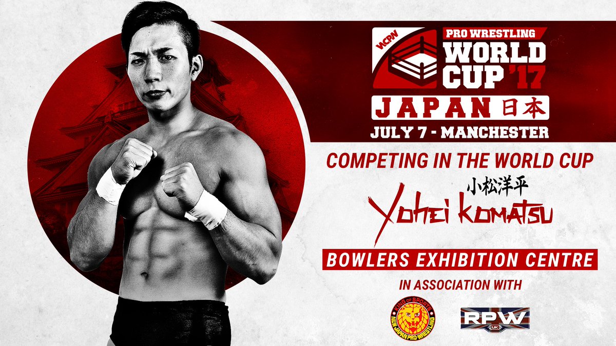 prowresworldcup's tweet photo. The final 4 entrants for the Japanese qualifiers of the Pro Wrestling World Cup are here! Get your tickets today at https://t.co/qksjarP5bV https://t.co/JCyUEVg2vB
