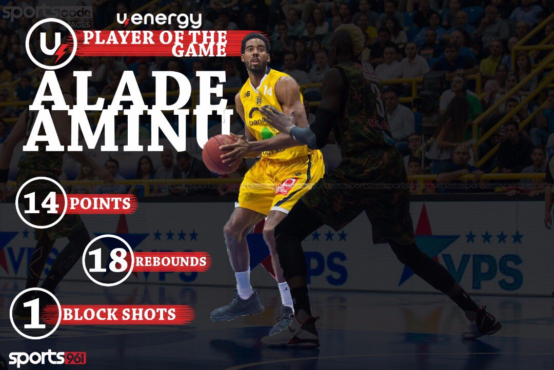 Sports961's tweet photo. Aminu has been phenomenal so far in the series! Well done💪🏻 @lebanonbasket https://t.co/xsLlhE1uK8
