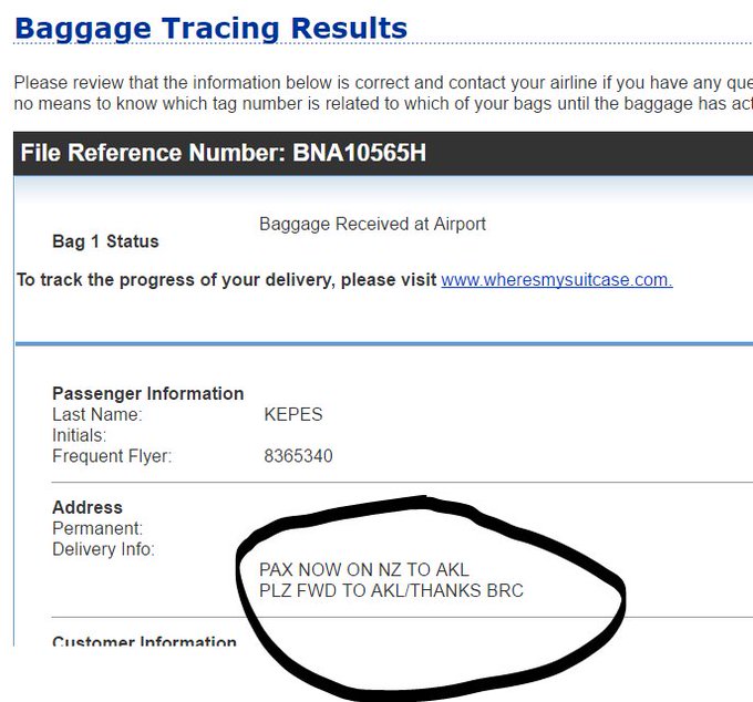 united baggage tracking