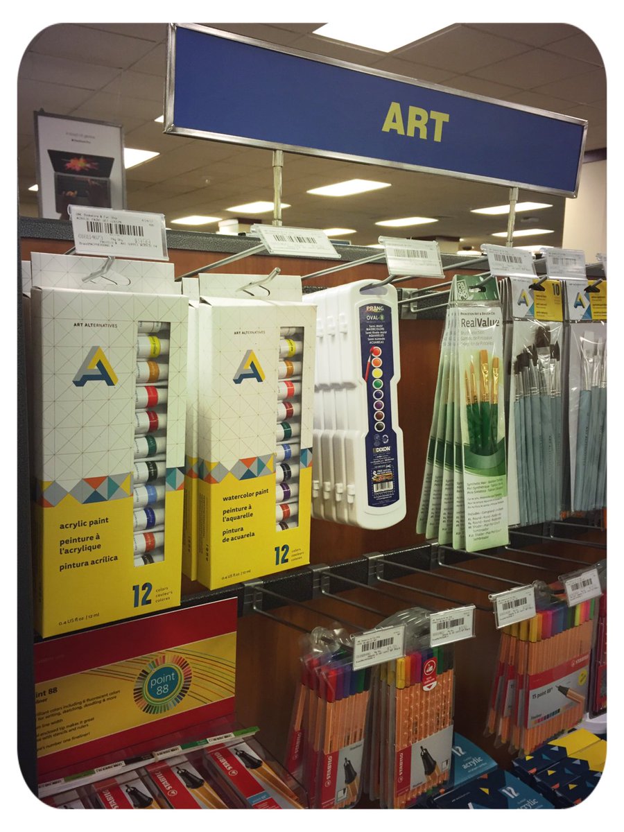 UNCOBookstore's tweet photo. Stock up on all the art supplies you may need for school! Come check out our new art supply section now! Online or in-store. https://t.co/tbpJ1hC6om