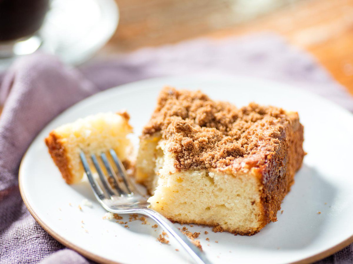 ZulkaSugar's tweet photo. Classic Coffee Cake is a #traditional favorite! Try Greek Yogurt to keep it moist – recommended by @SeriousEats. https://t.co/OSn6TTYoJv https://t.co/BKNX85sbnK