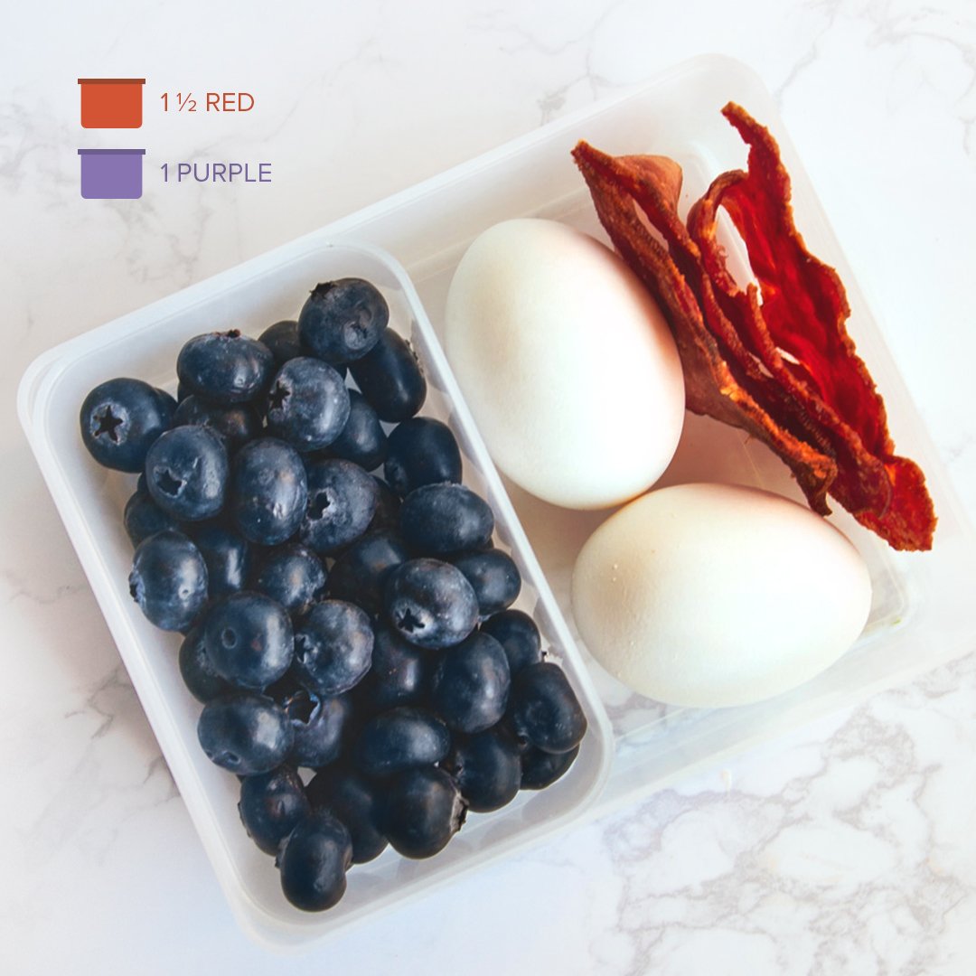 21DayFix's tweet photo. A little bit of savory + a little something sweet makes for a tasty #fixapproved morning treat! #21dayfix #mealprep https://t.co/ot6lQMvQeW