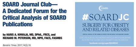 BariatricTimes's tweet photo. May 2017 #BariatricTimes: Featuring a brief report on the SOARD Journal Club #SOARDJC @RPetersonMD https://t.co/5SNOhGnhoS https://t.co/IqaCqlP0G5