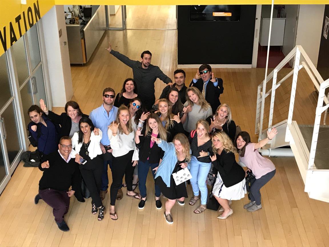 Our New York Maymester class had an awesome visit with TBWA/Chiat/Day and <a href="/dougmelville/">Doug Melville</a> today.
