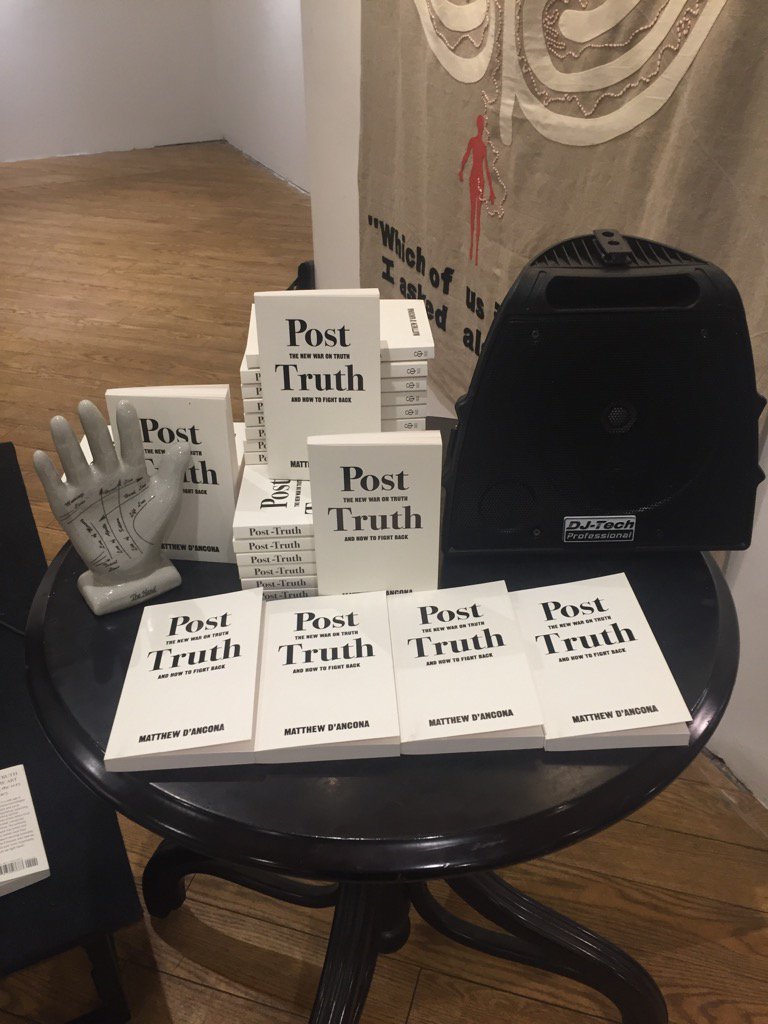 MatthewdAncona's tweet photo. At @gowerst_books to talk 'Post-Truth' with sell-out audience #PostTruthFightBack https://t.co/S4c709XGPb