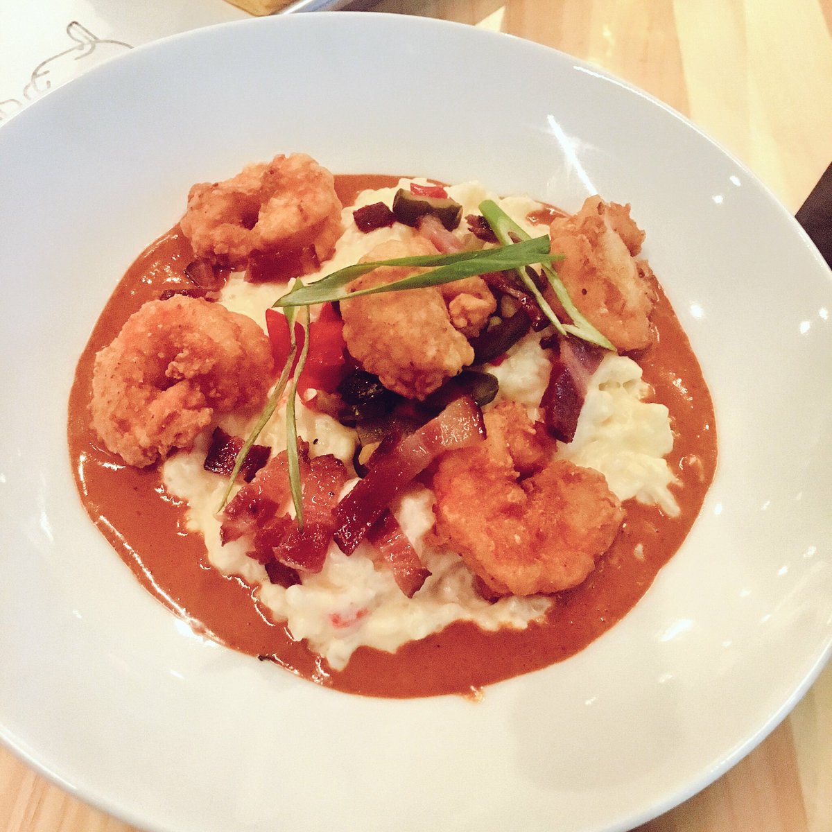 These Shrimp and Grits from #bellwetherjax are calling your (and everyone else's) name, <a href="/CarrieMcLaren/">Carrie McLaren</a>! #onlyinjax