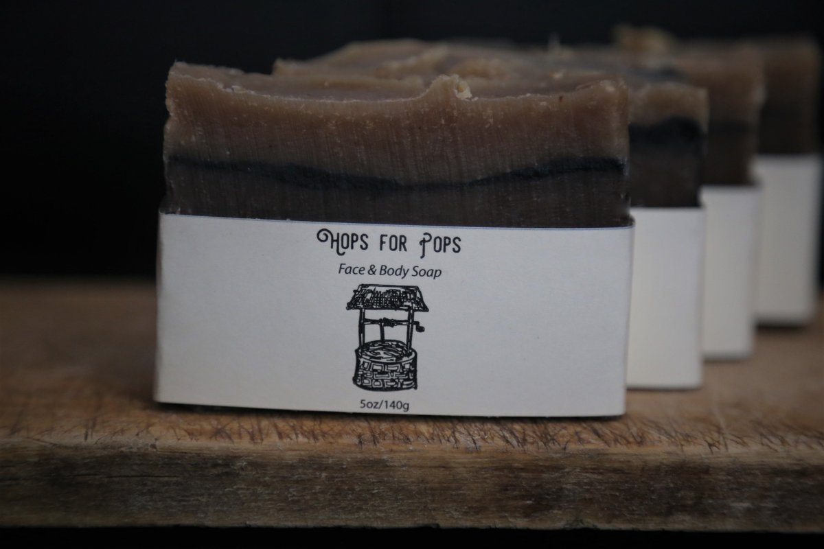 TheEcoWell's tweet photo. Hey @LancSmokehouse - look what we made for your #hopsforpops event :D! Made with hops-infused oil & #beer <3 #kwawesome #wrawesome #soap https://t.co/pErq2kpU8X