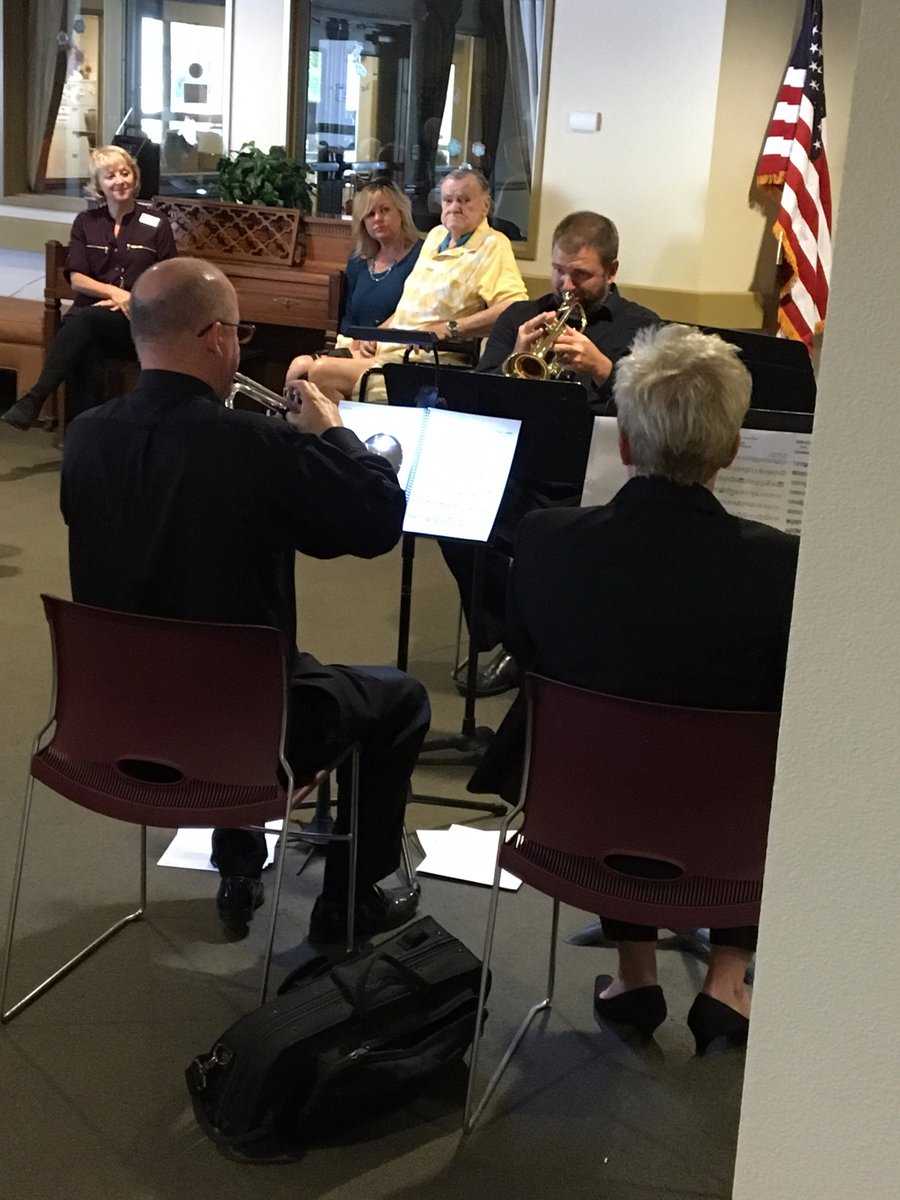 lvphil's tweet photo. Thank you to @NVHumanities, #NevadaHAND &amp; the residents of Silver Sky at Deer Springs for allowing #LVPhil members to come play for you. https://t.co/fn1Tvrs2OY