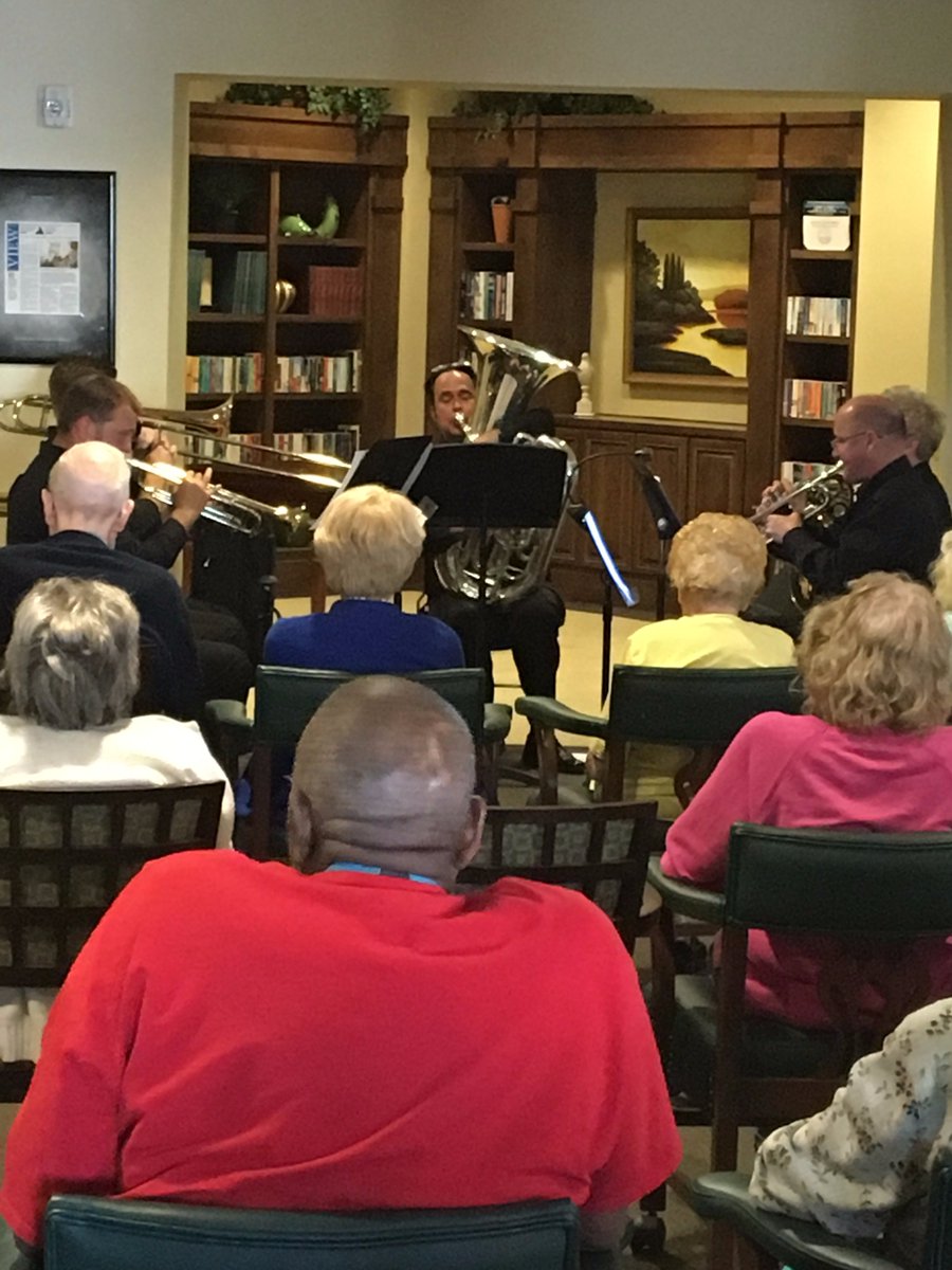lvphil's tweet photo. Thank you to @NVHumanities, #NevadaHAND &amp; the residents of Silver Sky at Deer Springs for allowing #LVPhil members to come play for you. https://t.co/fn1Tvrs2OY
