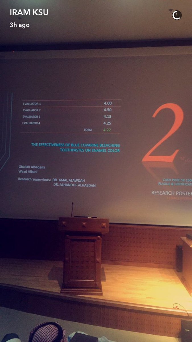 IRAM_KSU's tweet photo. المراكز الثلاث المُستحقة لجائزة أفضل ملصق علمي على مستوى طبيبات الامتياز 👏🏻👏🏻#IRAM2017 #كلية_طب_الأسنان #مستشفى_طب_الأسنان_الجامعي https://t.co/QXqG97in7m