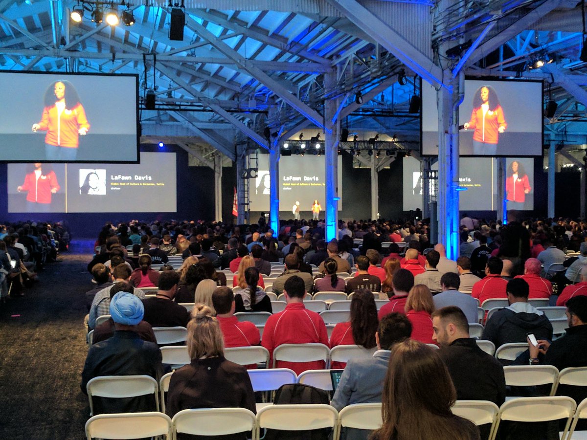 JoinedWorld's tweet image. Quite a turnout for #Twillio #Signalsconf today. Check out the #MultiTechSys fleet Management blueprint app!  
twilio.com/wireless/bluep…