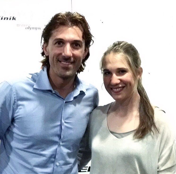 <a href="/ClaraKoppenburg/">Clara Koppenburg</a> got some advice from the best in the business today, <a href="/f_cancellara/">Fabian Cancellara</a>