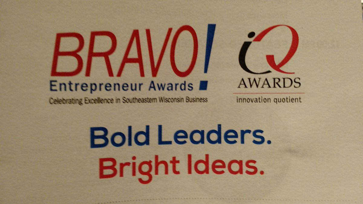 Here at BizExpo to Celebrate Stormwater Solutions Engineering Carrie Bristoll-Groll IQ Award. #BizExpoMKE  stormguarden.com