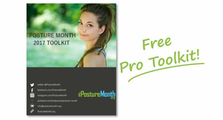 PostureMonth's tweet image. Are you a #Health or #Fitness Pro? May is Posture Month - Get the FREE Toolkit bit.ly/2pta1HI