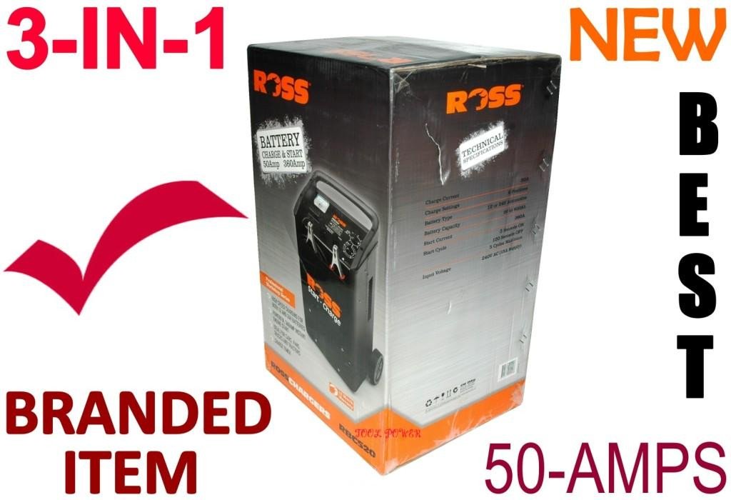 Toolpowerau's tweet photo. #Battery Charger #ROSS 50-amps 3-in-1 LOADED MODEL. A high quality branded item https://t.co/FmFQ5x7KzR