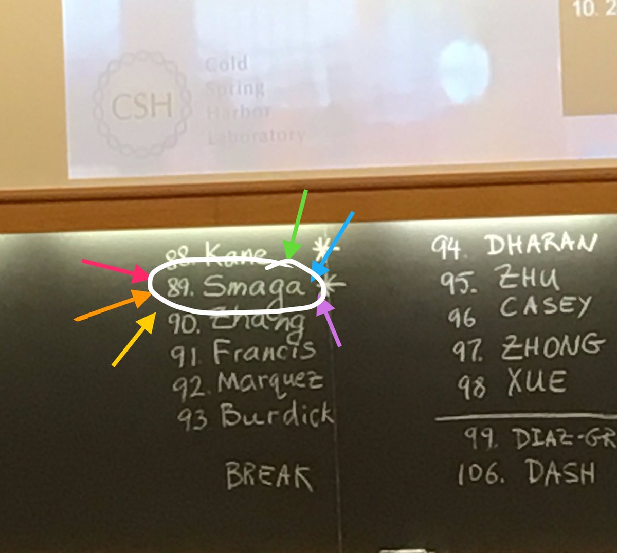 _SpectrumFM_'s tweet photo. #friendofthepod @smagatronic about to tell us all about her fantastic new research on HIV restriction factor #MxB! #CSHLretro https://t.co/nXdLVwXShU