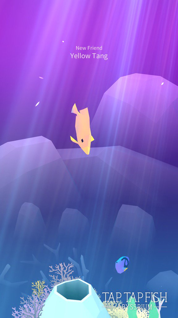 SmileMissile's tweet photo. My Yellow Tang:) 
#taptapfish
Download: https://t.co/KcaypRPilT https://t.co/diIBbCw1cb