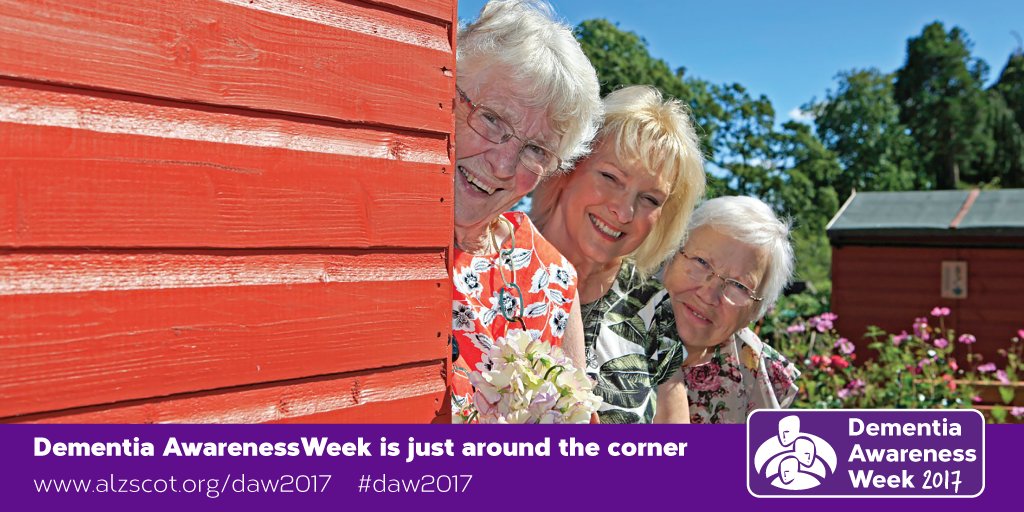alzscot's tweet photo. Dementia Awareness Week gets underway next week. Use the hashtag #DAW2017 to join the conversation. https://t.co/zzYeq9anXo https://t.co/VZRmyXss1b