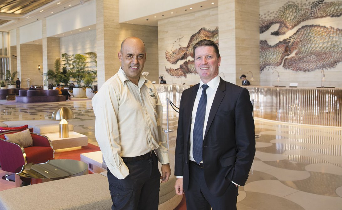 FluidAudioInc's tweet image. Australian hotel chain execs get it: innovation in the air at Crown #smallbiz #tourism ow.ly/jJ6M30bYRcL #sensorymarketing