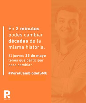 RodrigoPerna3's tweet image. Mañana es el día! Después de mucho trabajo, de un camino con sacrificios y aprendizajes, mañana vamos #porelcambiodelSMU #naranjaxelcambio