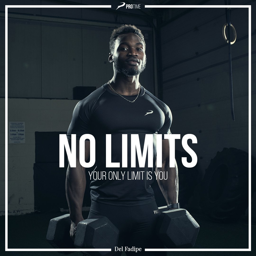 ProtimeFitness's tweet image. Your only limit is you. #Protime #Protimefitness #DontWasteTime