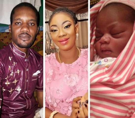 Avolaofficial's tweet photo. Photos: Embattled #MovieProducer, #SeunEgbegbe & Girlfriend Welcome Daughter - https://t.co/DiIr1TXhfH #TrendysturvsBlog https://t.co/G6iPyRbG1v