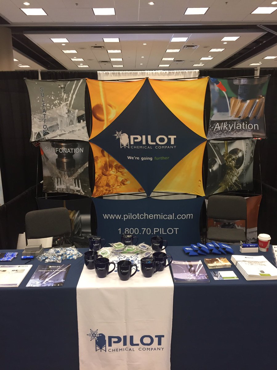 PilotChemical's tweet photo. Come visit @PilotChemical in booth 709 to learn about our synthetic sulfonate offerings! @STLE_Tribology #STLE2017 https://t.co/Ysmxkj7bU6