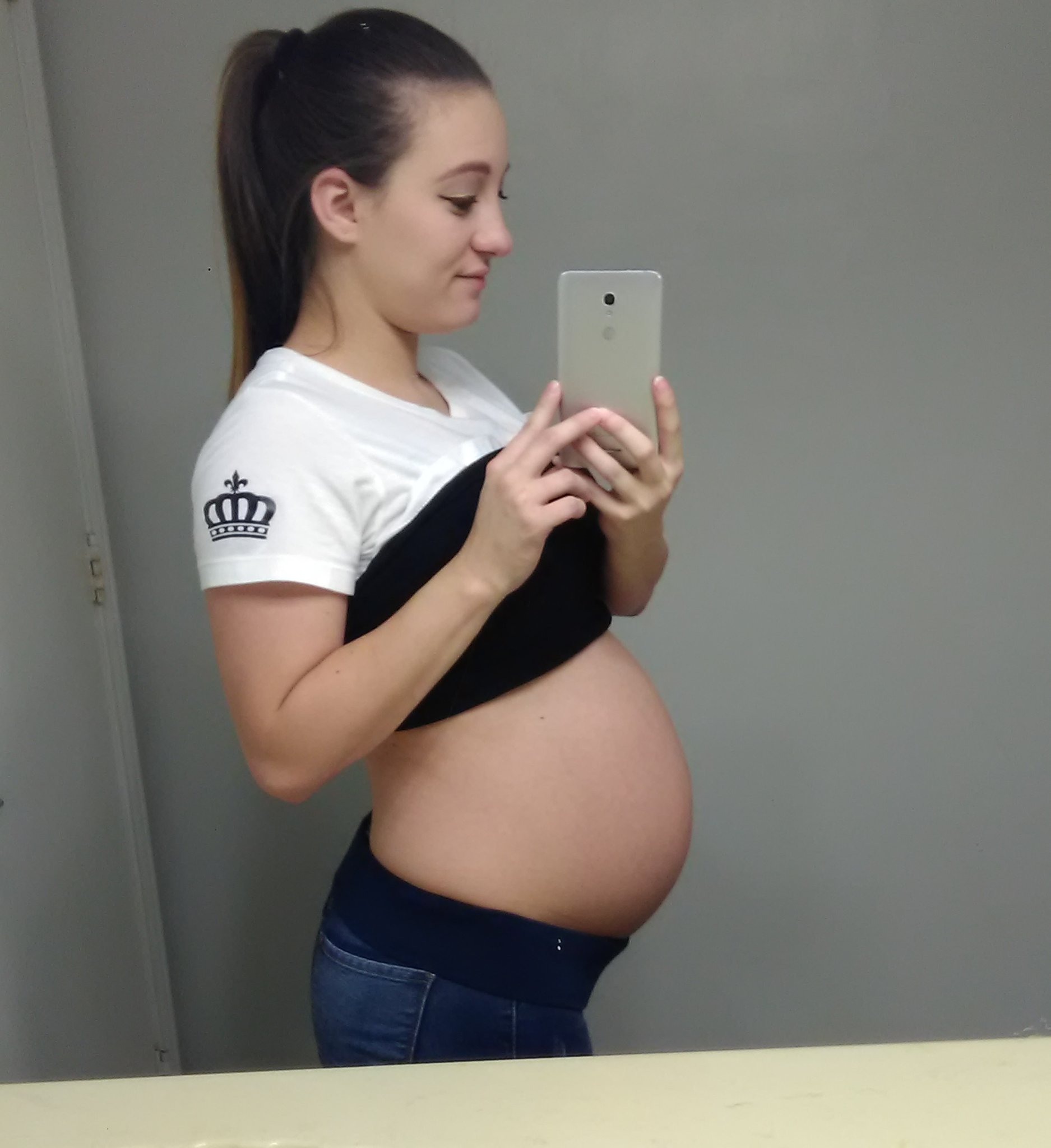 Haylee Love Steward on X: 8 months today! Getting so close! 😭 I cant  wait to meet my Tripp Nolan! ❤ Mommy and Daddy love you so so so much lil  man!