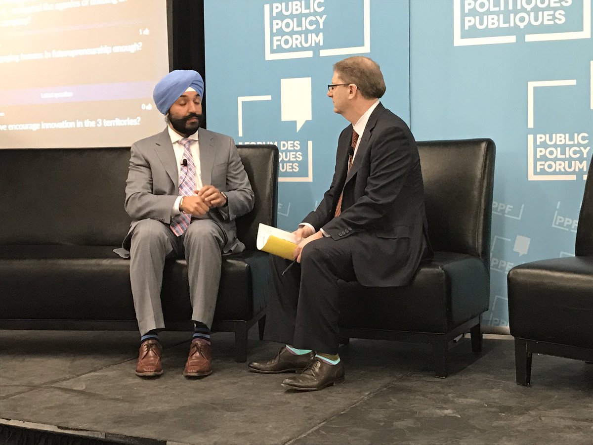 Minister Bains at Bayview Yard at the Governor General's Innovation awards #gginnovation