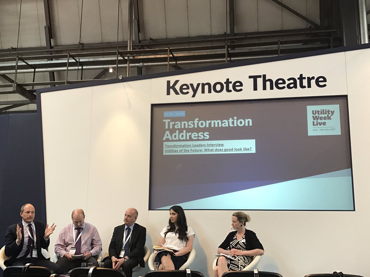 Here at the #Transformation Leaders Interview - the future of #utilities <a href="/isleutilities/">Isle Utilities</a> <a href="/MottMacDonald/">Mott MacDonald</a> <a href="/BrighterWorldUK/">BrighterWorld Energy</a> <a href="/CastleWaterLtd/">Castle Water</a>