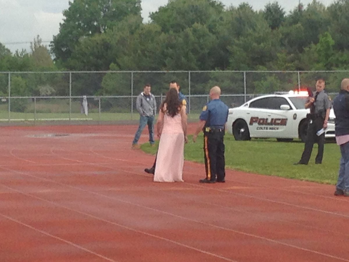CNHS_Cougars's tweet photo. Pre-prom program. Partnering w/ @ColtsNeckPolice, CN first aid &amp; fire for student program. @DSimonCNHS #raisingawareness #prom2017 https://t.co/E4M2V8sYlI