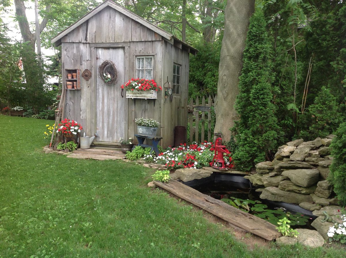 Fairytale Backyards: 30 Magical Garden Sheds decoist.com/garden-sheds/