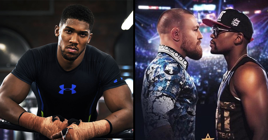 ladbible's tweet photo. Anthony Joshua says he'd fight on McGregor v Mayweather undercard, which would make it the greatest event ever. https://t.co/Yfjw1rvo7s https://t.co/gttqZ22VGB