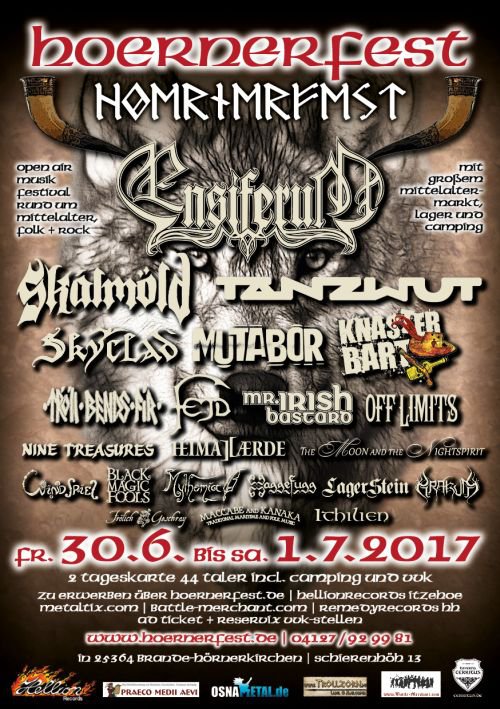 Drakum will be performing for first time in Germany this summer at Hörnerfest. What a great line up!