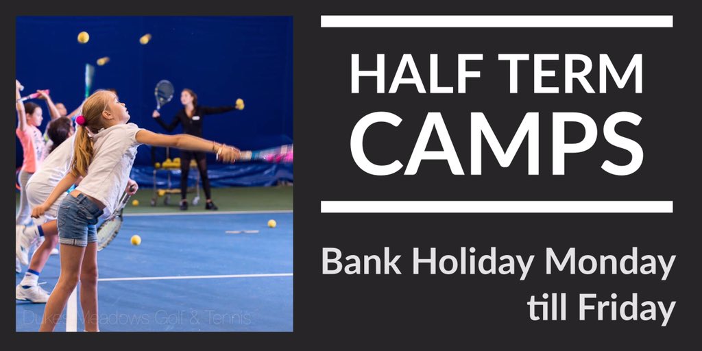 #HalfTermCamps #tennis #golf starting on Bank Holiday Monday 29th May. Book your children's place now on 02089943314