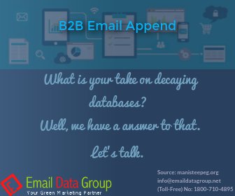 katieembry03's tweet photo. No reason to decay the existing Database- We help you in that process @EmailDataGroup - https://t.co/ghGCNRmX0x https://t.co/SaR83tgWUu