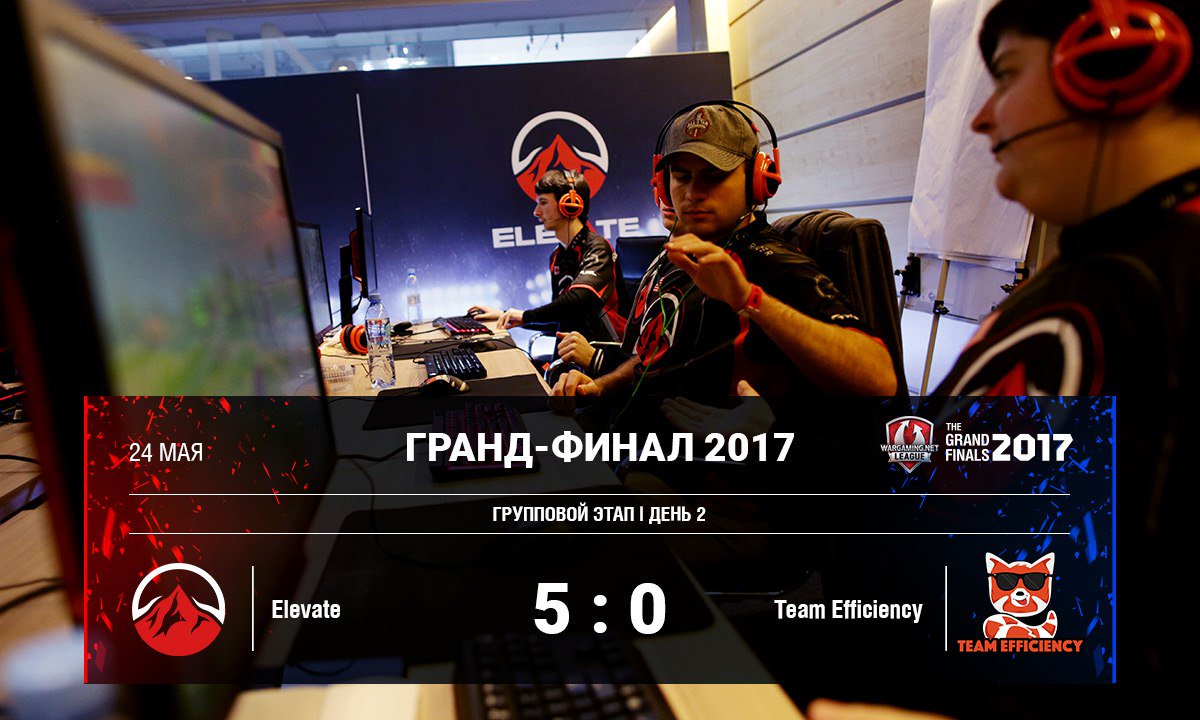 Elevate всухую порвали Team Efficiency - счет 5:0! Команда Team Efficiency потерпела два поражения и покидает Гранд-финал #WGL 2017.