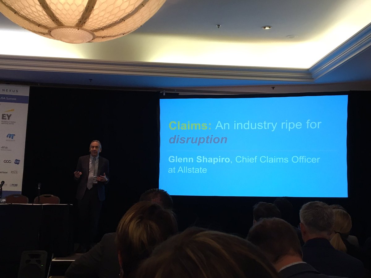 Pace of change in claims is accelerating.  60m claims a year, 400m calls per year.  Lots of labor and logistics.  #connectedclaimsusa