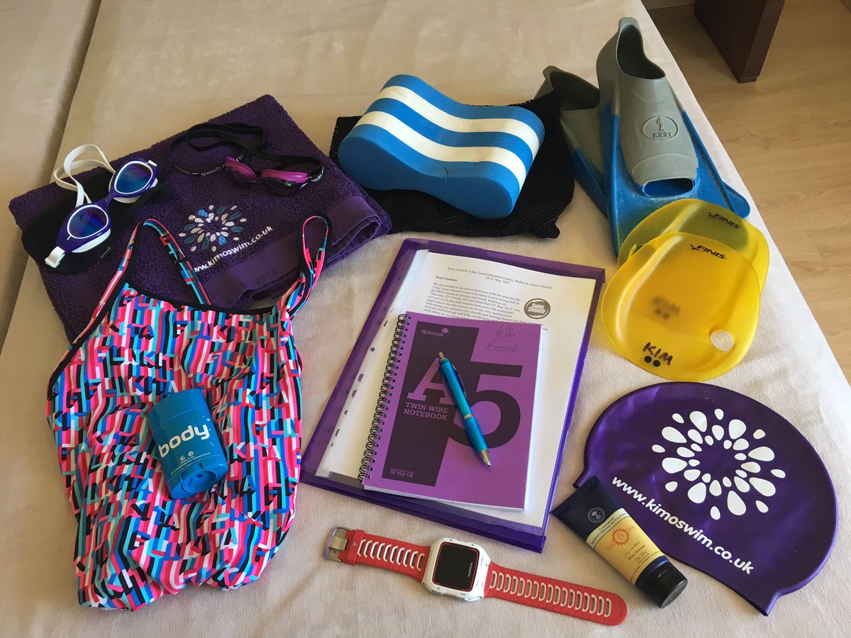 KimOSwim's tweet photo. All ready for the Swim Smooth Coaches Education Course (&amp; 'maybe' a cheeky 5k at the BEST Open Water Swim Festival)......👌🏊‍♀️☀️😃#kimoswim https://t.co/fhFpWtODu5