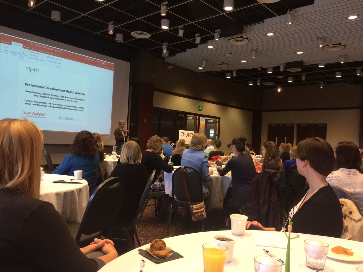 mnegge's tweet image. Look at all these awesome #aprapeeps at the #apramn17 conference!!!