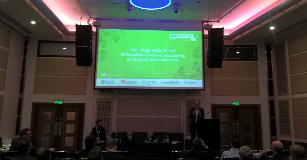 GCVenturing's tweet image. Simon Bond of #SETsquared ranked #1 incubator by #UBI shares his secrets on the #GUVFusion stage #GCV2017