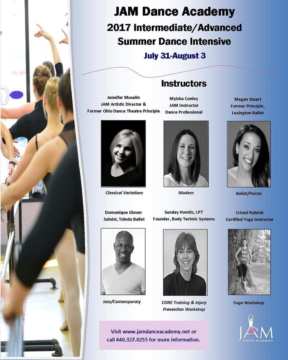 jamdanceacademy's tweet photo. Our most comprehensive intensive yet! #summerdanceintensives #clevelanddance #ballet #dancers https://t.co/L5ixZu8M2c