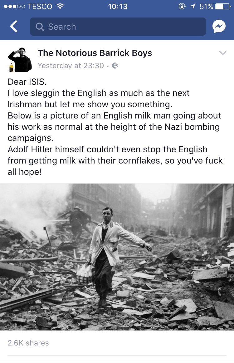 Great work from the Notorious Barrick Boys on Facebook here #BritishThreatLevels