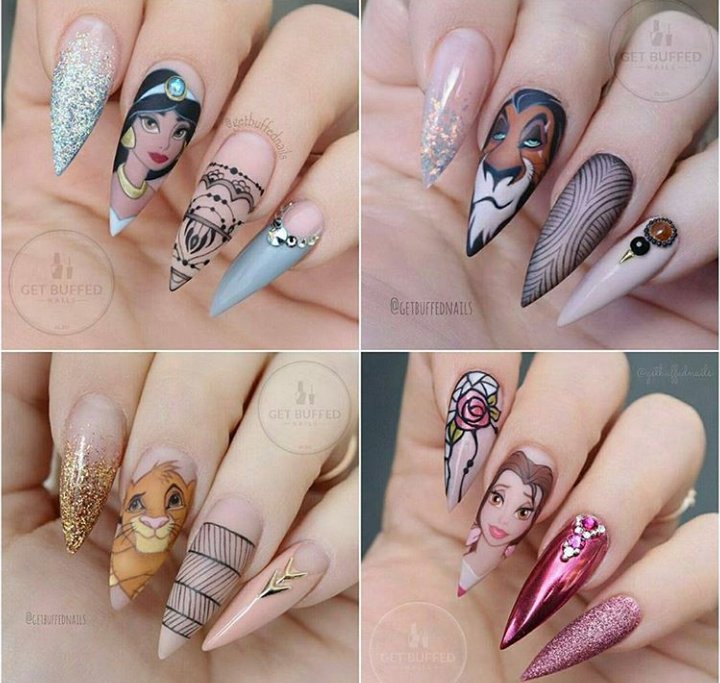 ChooseOne___'s tweet image. Choose one: #nails #disney