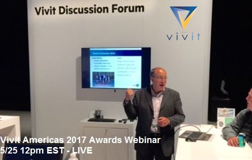 TonyPriceAtWork's tweet photo. #VivitAwards Web! Pres Richard Bishop presents awards &amp; talks “Future of Vivit”-Don’t miss big event! #HPE_Software https://t.co/ur4QnOvM9w https://t.co/zW7O3lY3gg