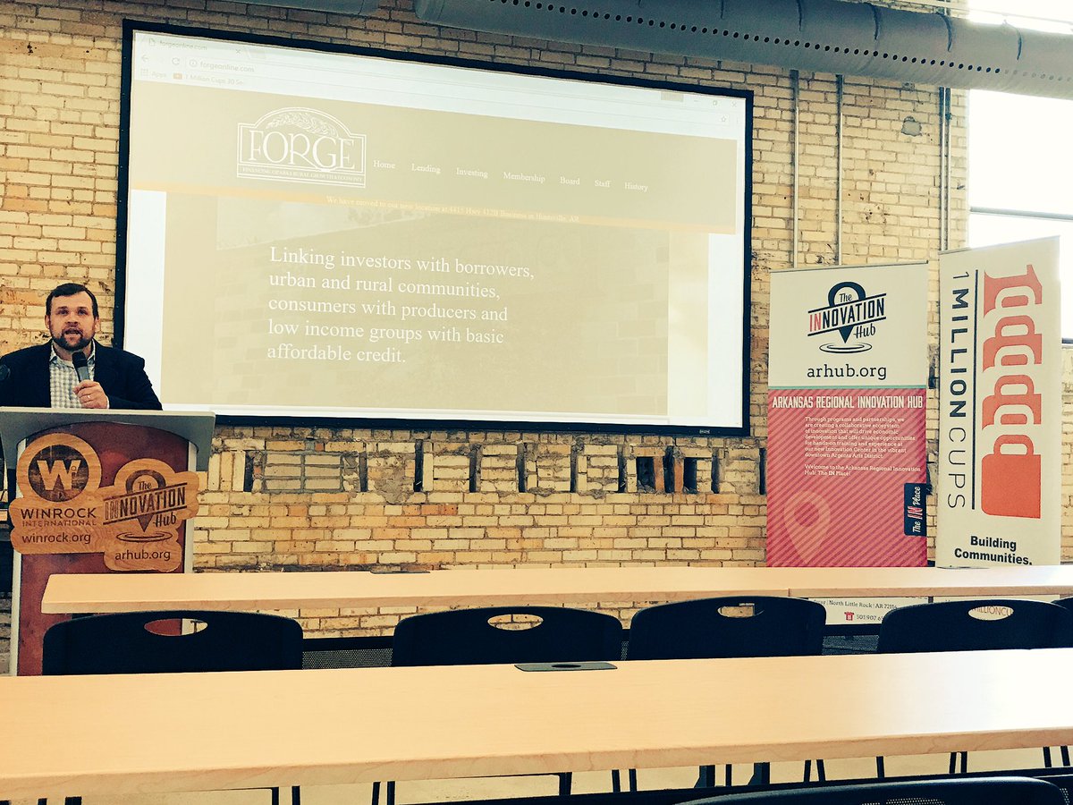 Today we're learning about FORGE from C.J. Sentell and how they serve Arkansas small business through financing. forgeonline.com