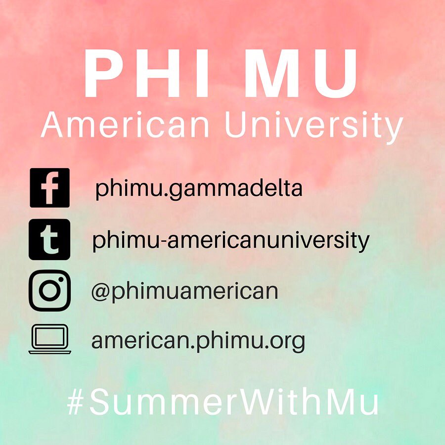 Phi Mu at AU tweet media
