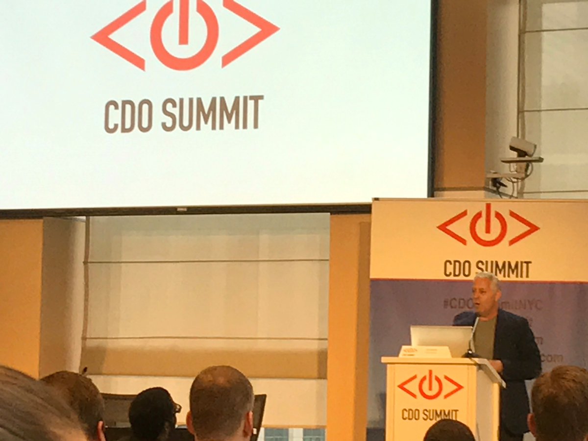 "It's the exploration of the NEW that's very common in all of these people." <a href="/JonBond57/">Jon Bond</a> on the top 50 digital officers. #CDOSummitNYC