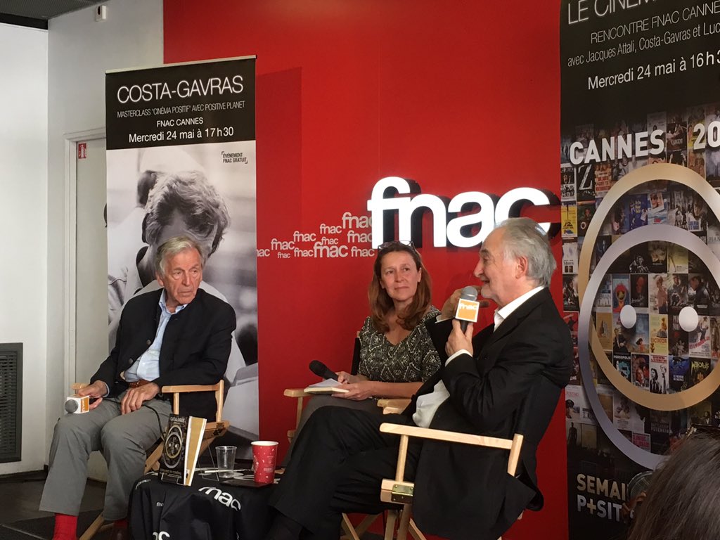 r_vic31's tweet photo. #CinÉcole2017 Conférence débat sur le cinéma positif entre Costa-Gavras et Jacques Attali https://t.co/CsPkwz5B7a
