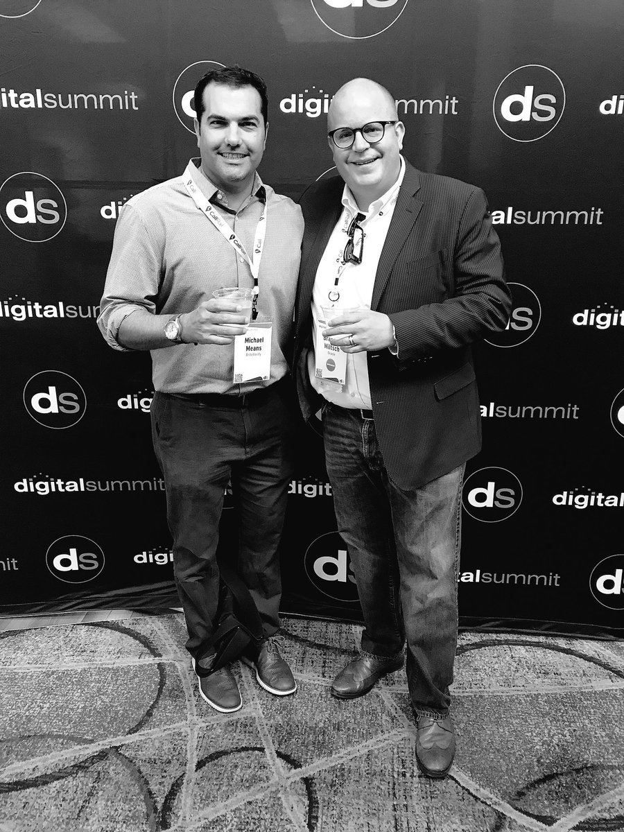 brandonmiltsch's tweet photo. Spending Time With @MikeMeans_BV @DigitalSummit_ #DSATL @cobbenergypac #BrandON @OracleMktgCloud @briteverify @BriteVerifyES #OMCPartners https://t.co/s80i5sh6q9